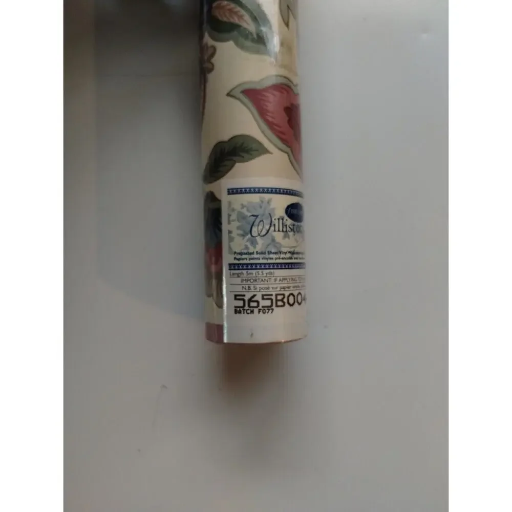 Williston Gardens Pre-pasted Decorative Wall Border - Floral Rose Color - 5 yds